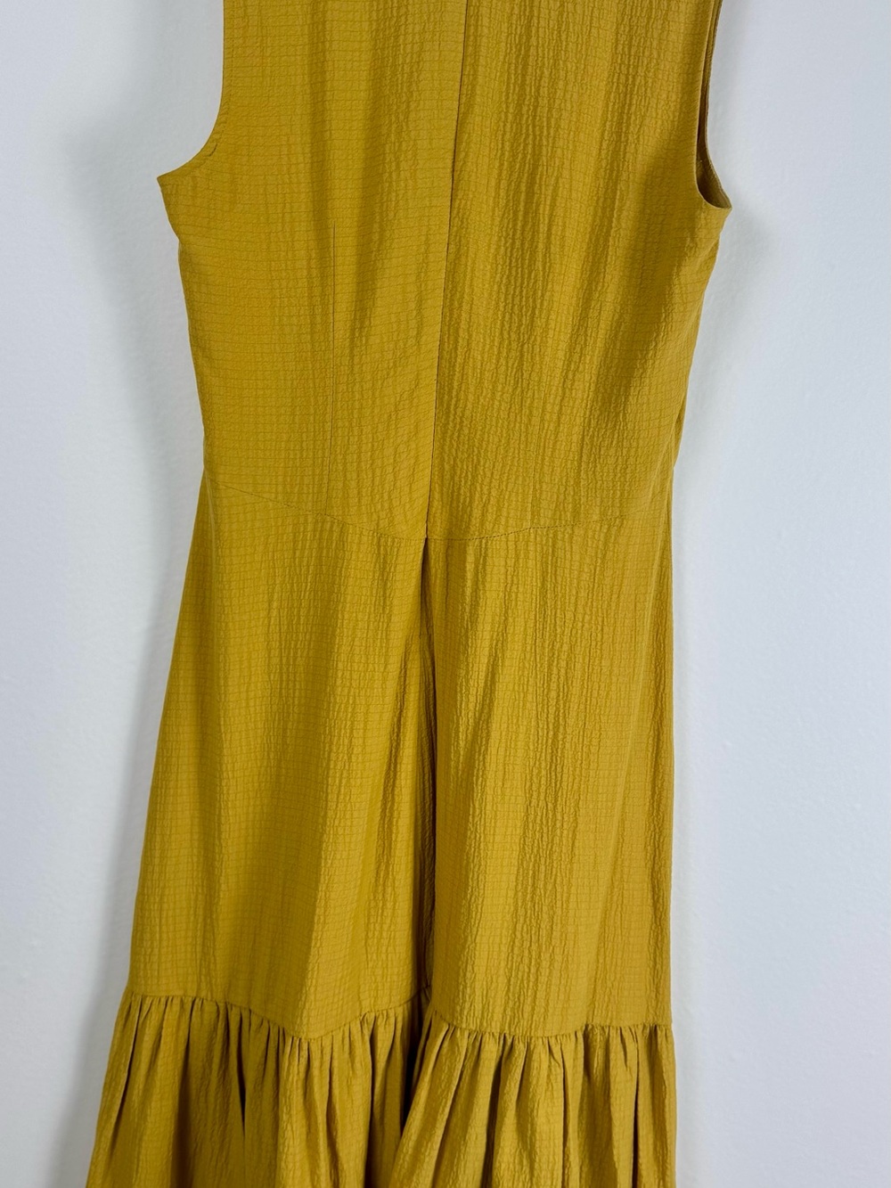 Calvin Klein Size 6 Mustard Yellow Maxi Dress - Picture 7 of 13